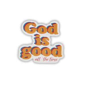Sticker Bundles 12 x $10 or 6 x $5 Religious Christian Bible Verse God Is Good